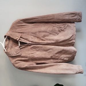 Men's Roundtree and Yorke Suede Jacket Medium